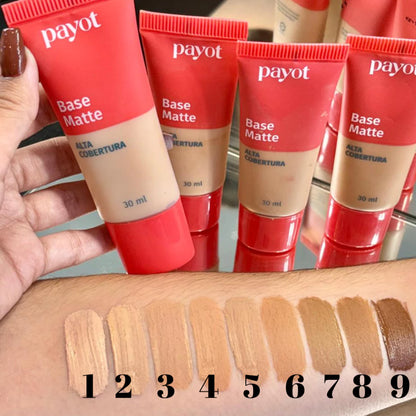 Pyt Base - Base líquida matte, para uma pele perfeita o dia todo.