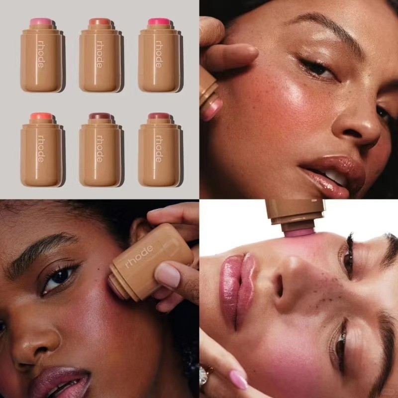 Novo Rhode Pele Blush Vara Tez Maquiagem Natural Contorno Lábio E Bochecha Dupla Utilização Creme Facial 5.3g